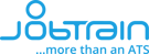 Jobtrain Logo ATS Strapline Bright Blue